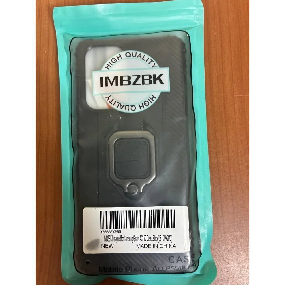 Shock Resistant Cell Phone Case Cover For Samsung Galaxy A33 5G Black